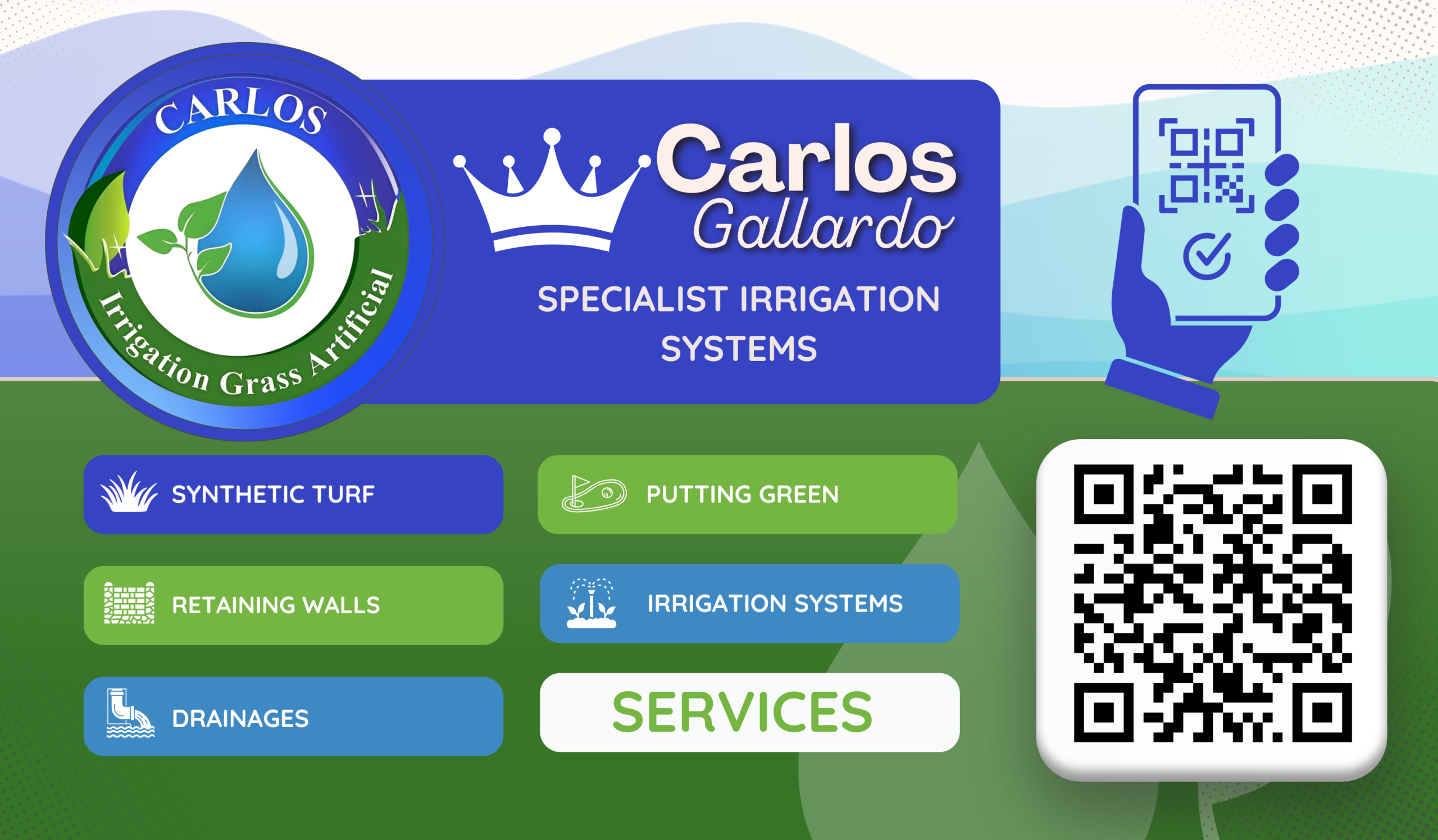 Carlos Irrigation Bs card DT
